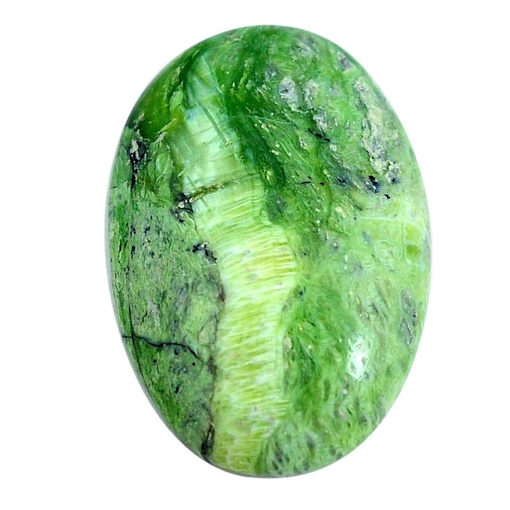 Natural 11.30cts swiss imperial opal green 25x17 mm oval loose gemstone s10969