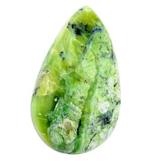 Natural 14.20cts swiss imperial opal green 28.5x16 mm pear loose gemstone s14374