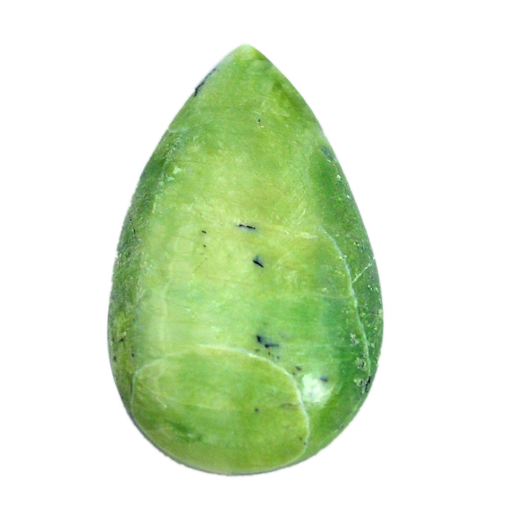 Natural 13.45cts swiss imperial opal green 29x17 mm pear loose gemstone s10978