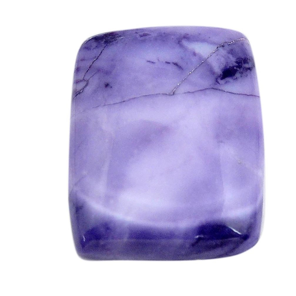 Natural 21.15cts tiffany stone purple cabochon 26x20 mm loose gemstone s14716