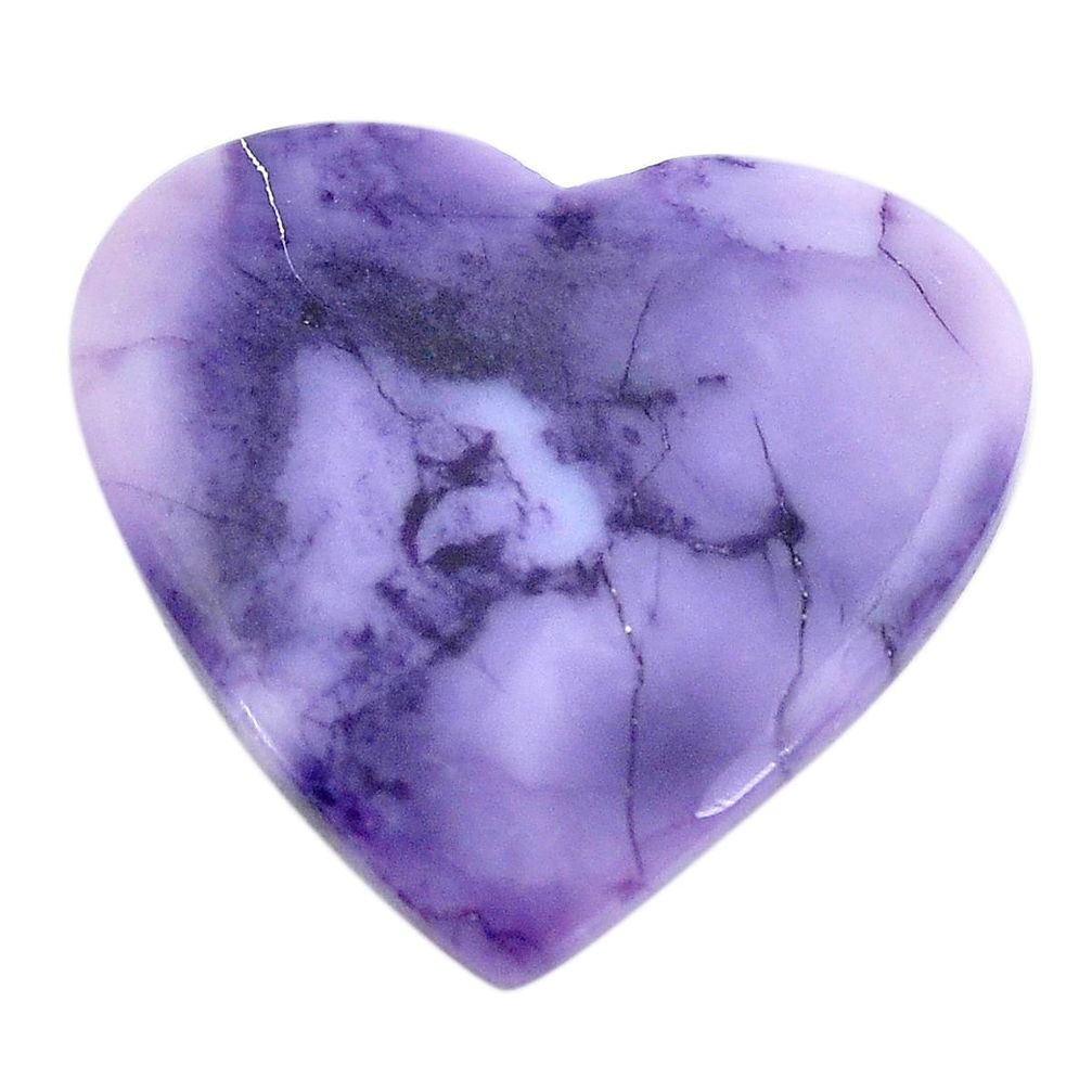 Natural 17.35cts tiffany stone purple cabochon 26x28 mm loose gemstone s14694