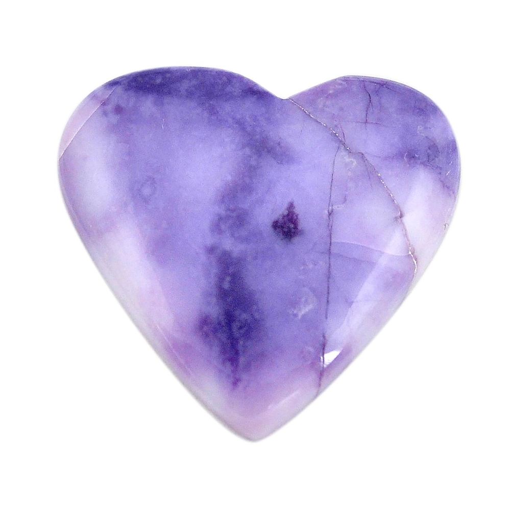 Natural 24.45cts tiffany stone purple cabochon 28x30 mm loose gemstone s14679