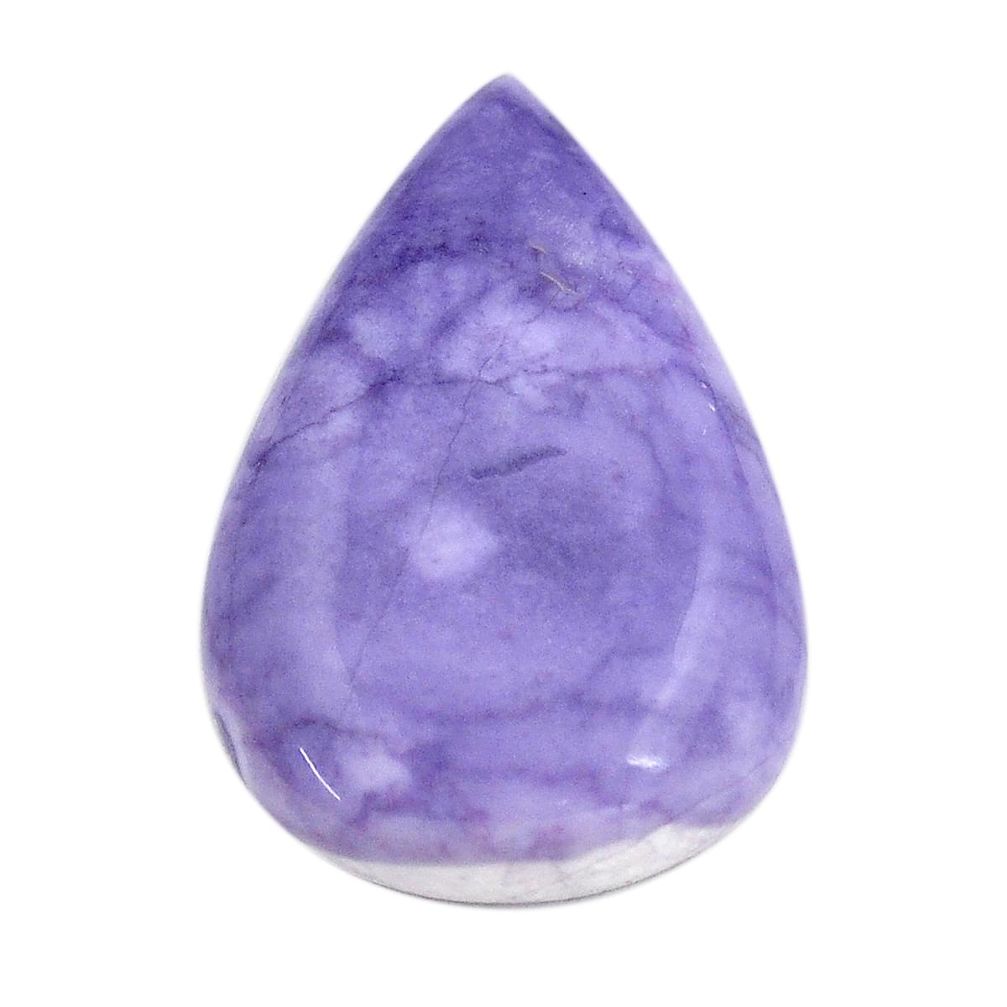Natural 19.35cts tiffany stone purple cabochon 29x19 mm loose gemstone s14674