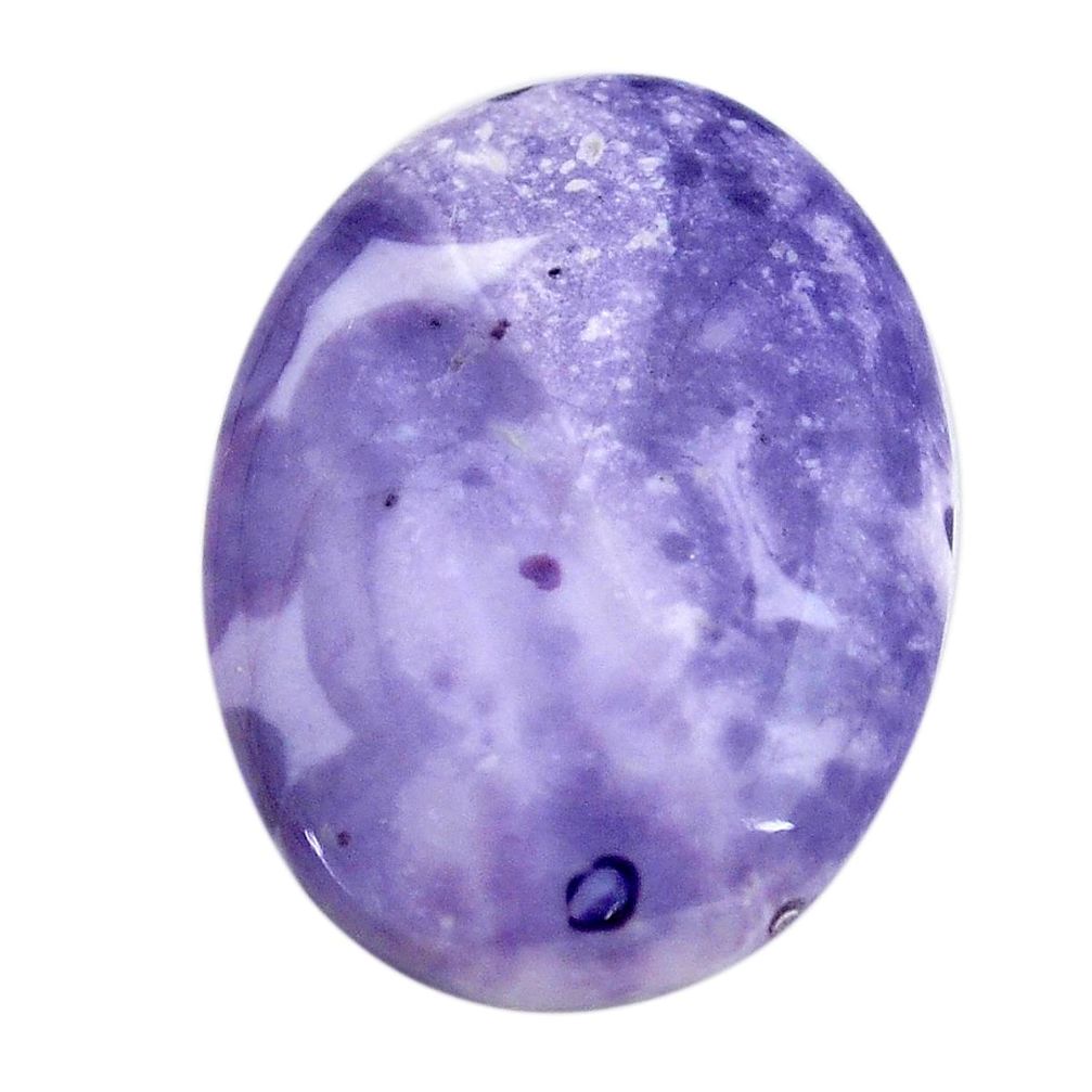 Natural 22.35cts tiffany stone purple cabochon 29x21 mm loose gemstone s14708