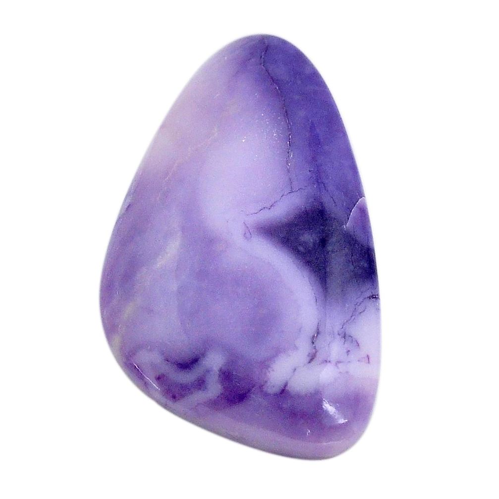 Natural 16.35cts tiffany stone purple cabochon 30x17.5 mm loose gemstone s14718
