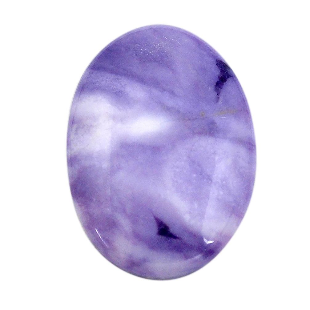 Natural 21.35cts tiffany stone purple cabochon 30x21 mm loose gemstone s14671