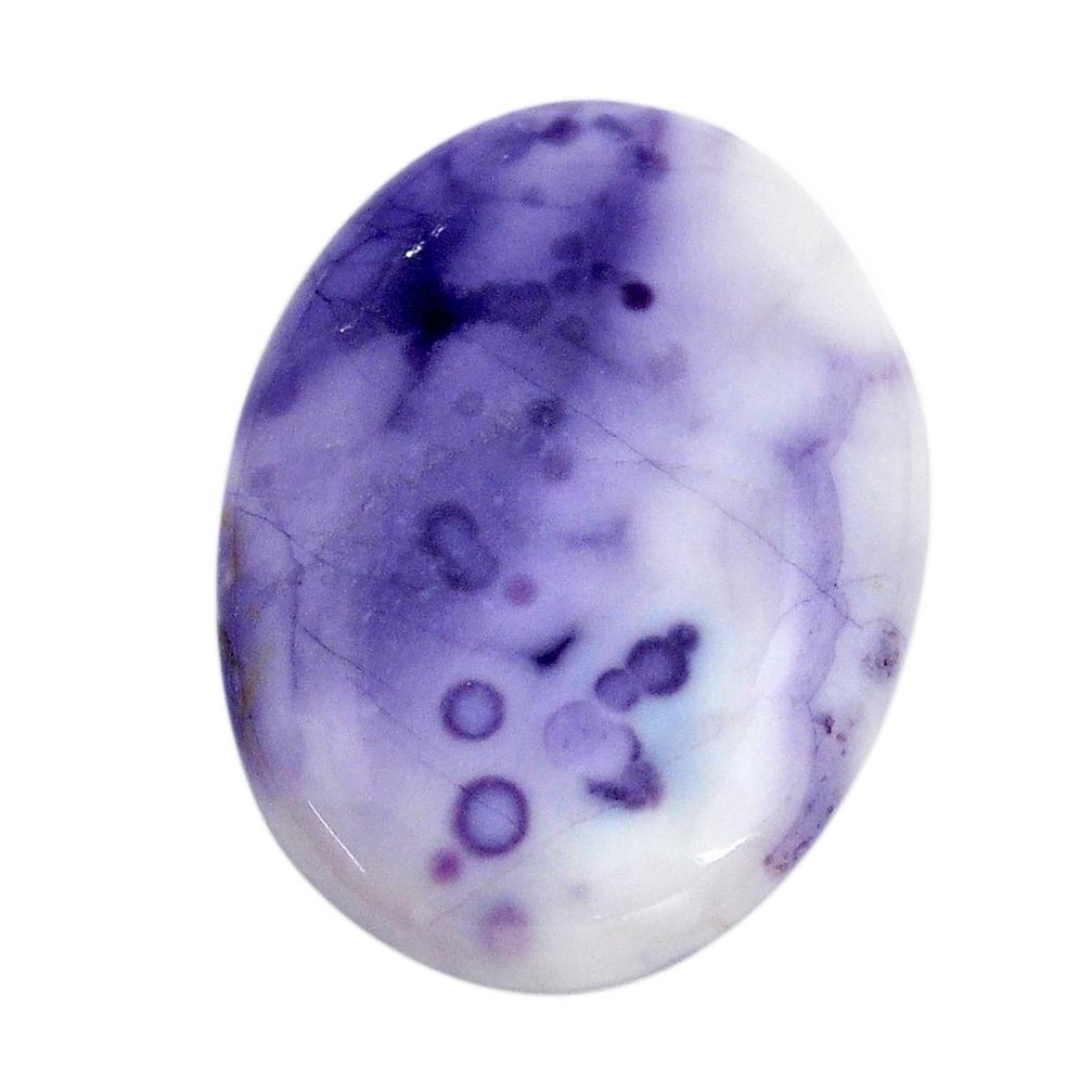 Natural 20.15cts tiffany stone purple cabochon 30x22 mm loose gemstone s14705