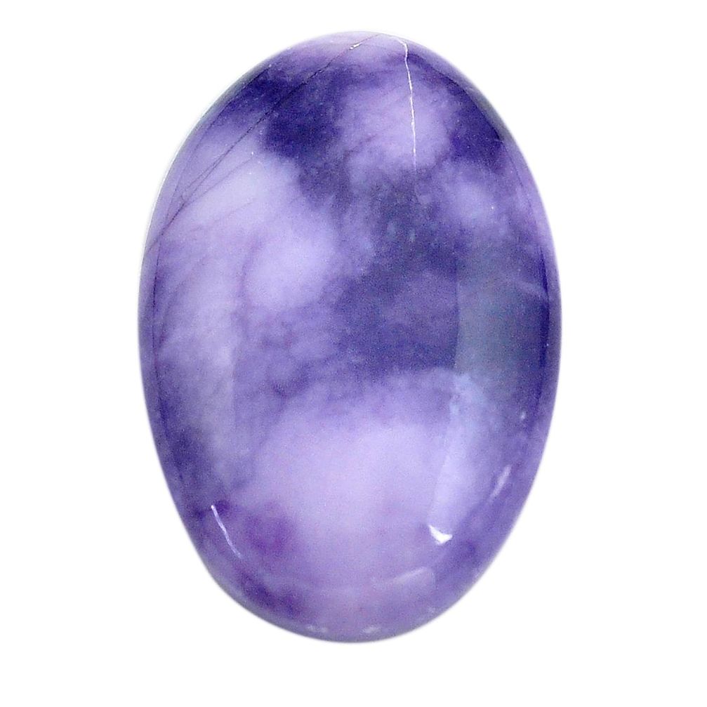 Natural 23.40cts tiffany stone purple cabochon 30x29 mm loose gemstone s14688