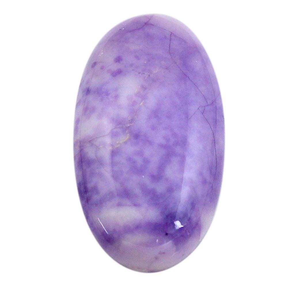 Natural 20.10cts tiffany stone purple cabochon 31x17 mm loose gemstone s14682