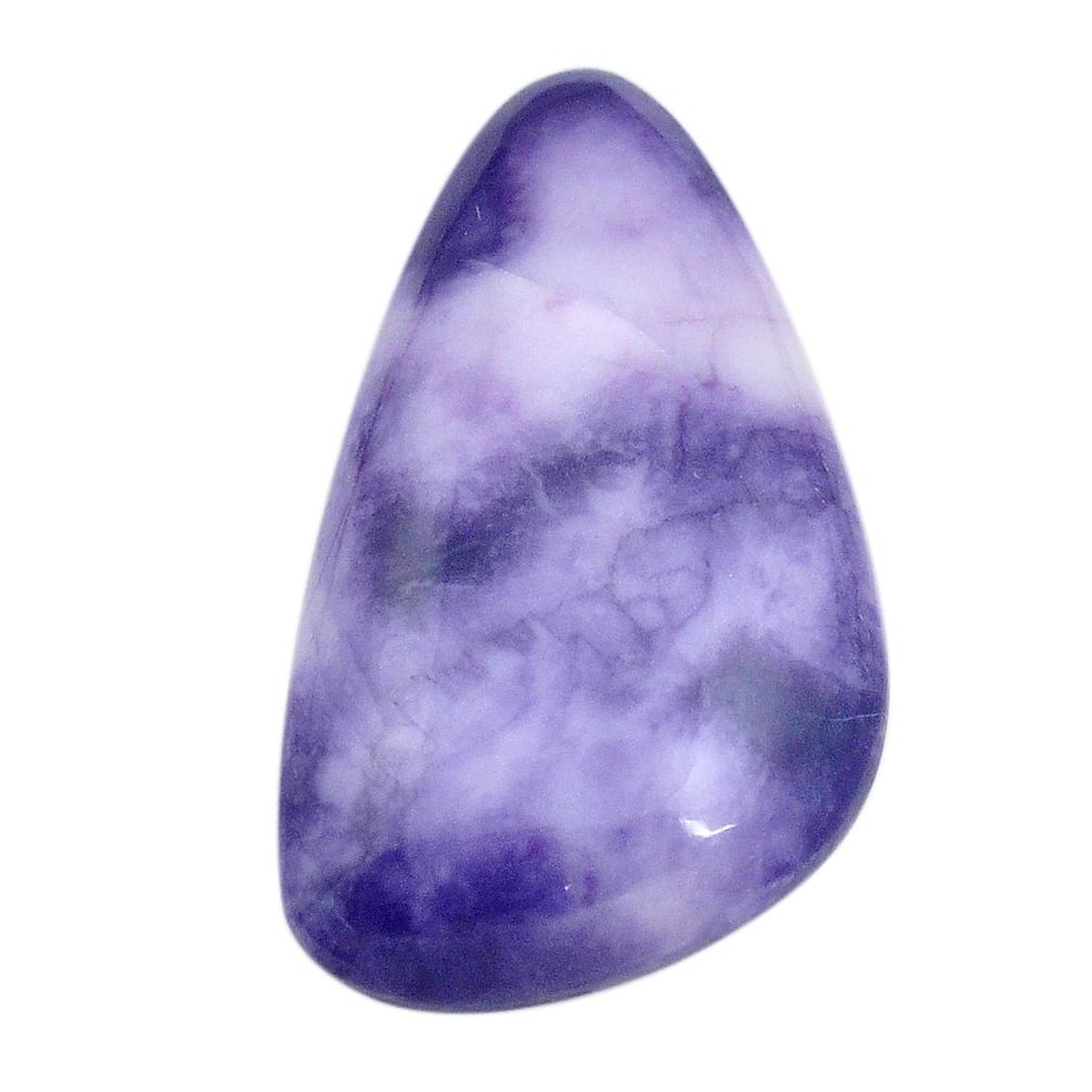 Natural 22.15cts tiffany stone purple cabochon 34x20 mm loose gemstone s14695