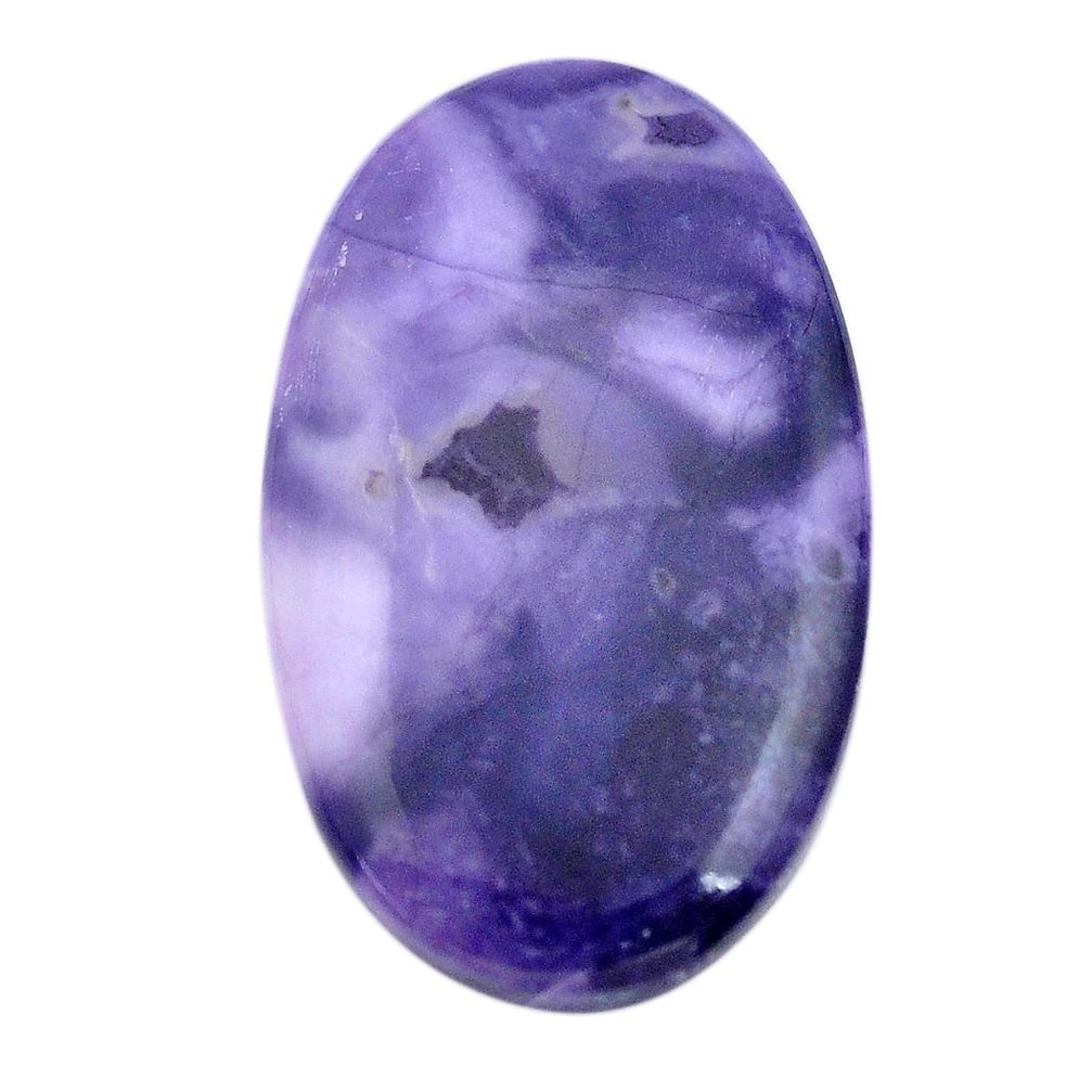Natural 25.10cts tiffany stone purple cabochon 34x21 mm loose gemstone s14652