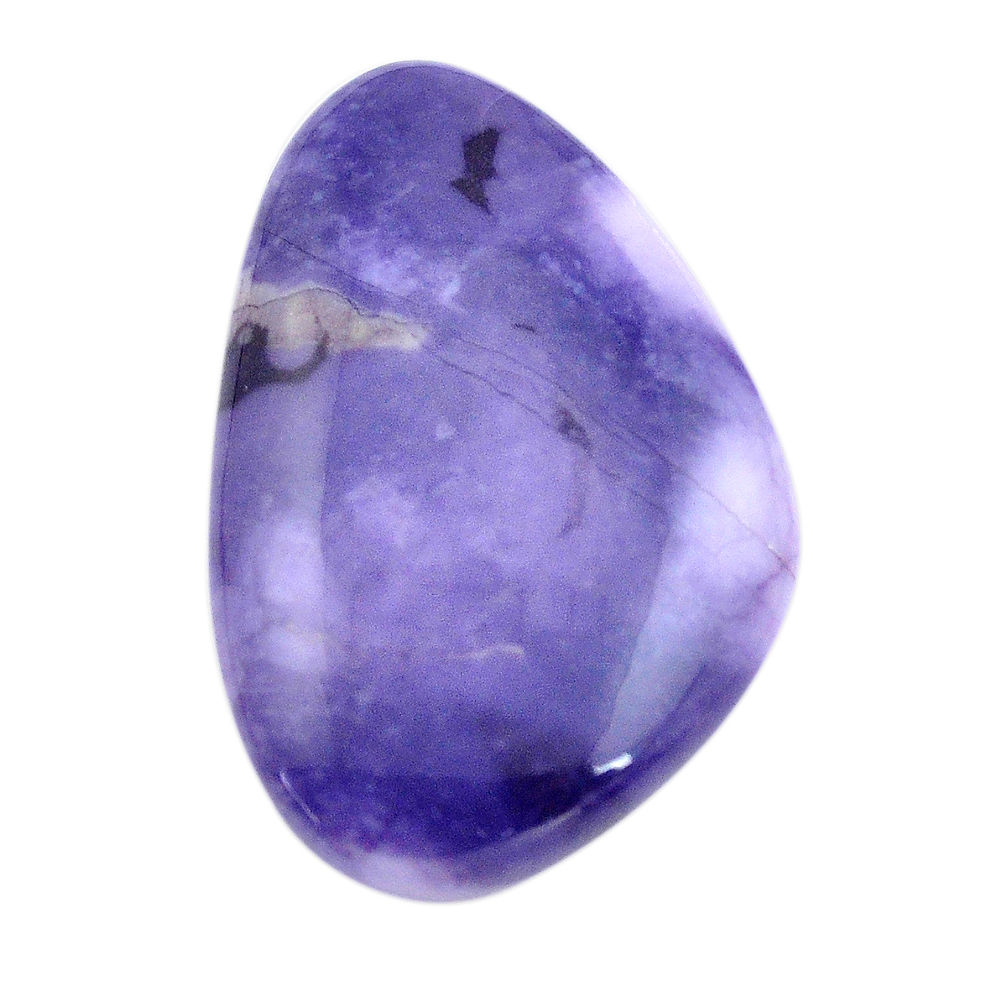 Natural 30.10cts tiffany stone purple cabochon 35x23 mm loose gemstone s14653