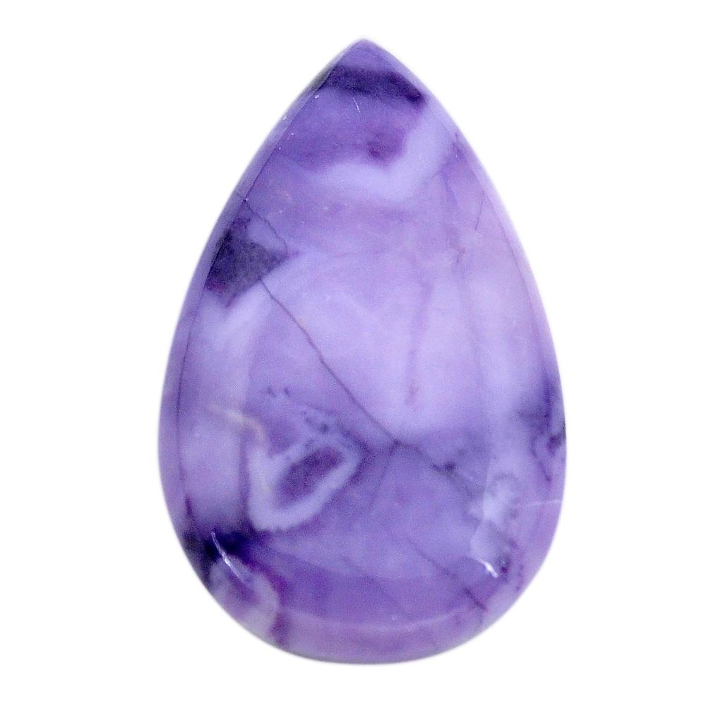 Natural 30.15cts tiffany stone purple cabochon 37x22 mm loose gemstone s14626