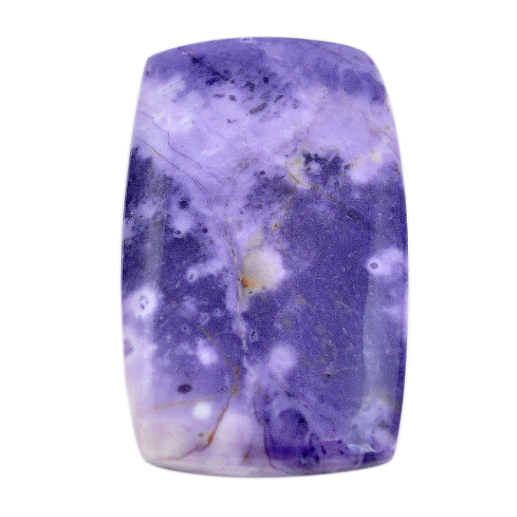 Natural 46.30cts tiffany stone purple cabochon 39x23 mm loose gemstone s14634