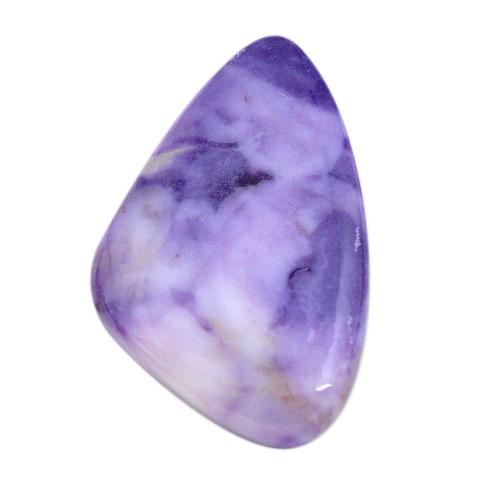 Natural 32.40cts tiffany stone purple cabochon 40x25 mm loose gemstone s14672