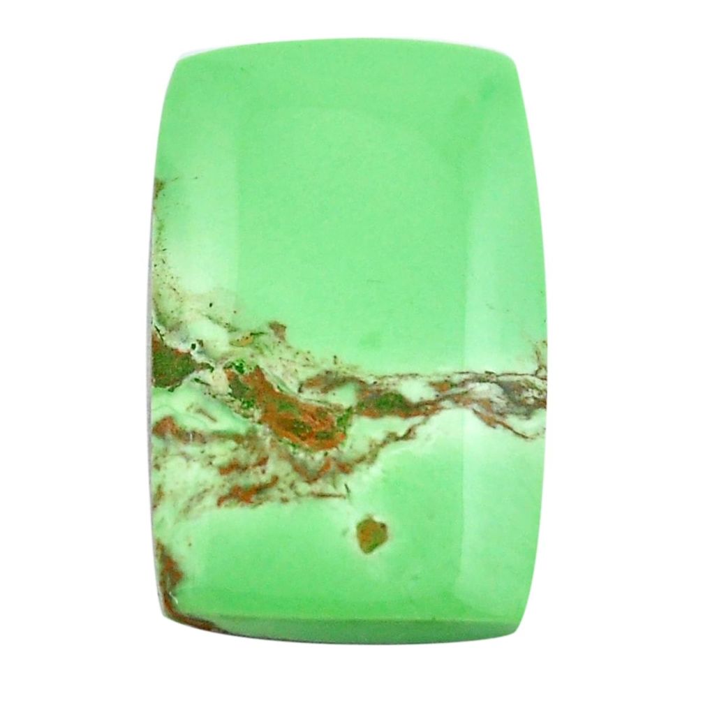 Natural 17.40cts variscite green cabochon 25x15 mm octagan loose gemstone s14875