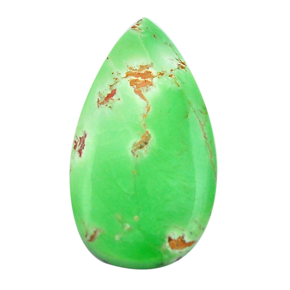 Natural 16.30cts variscite green cabochon 30x15.5 mm pear loose gemstone s14872