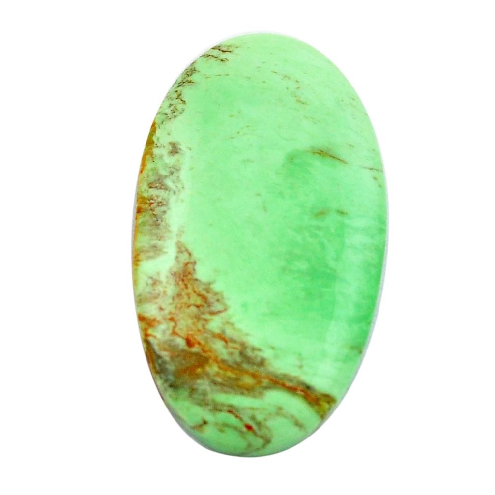 Natural 18.45cts variscite green cabochon 30x16 mm oval loose gemstone s14868