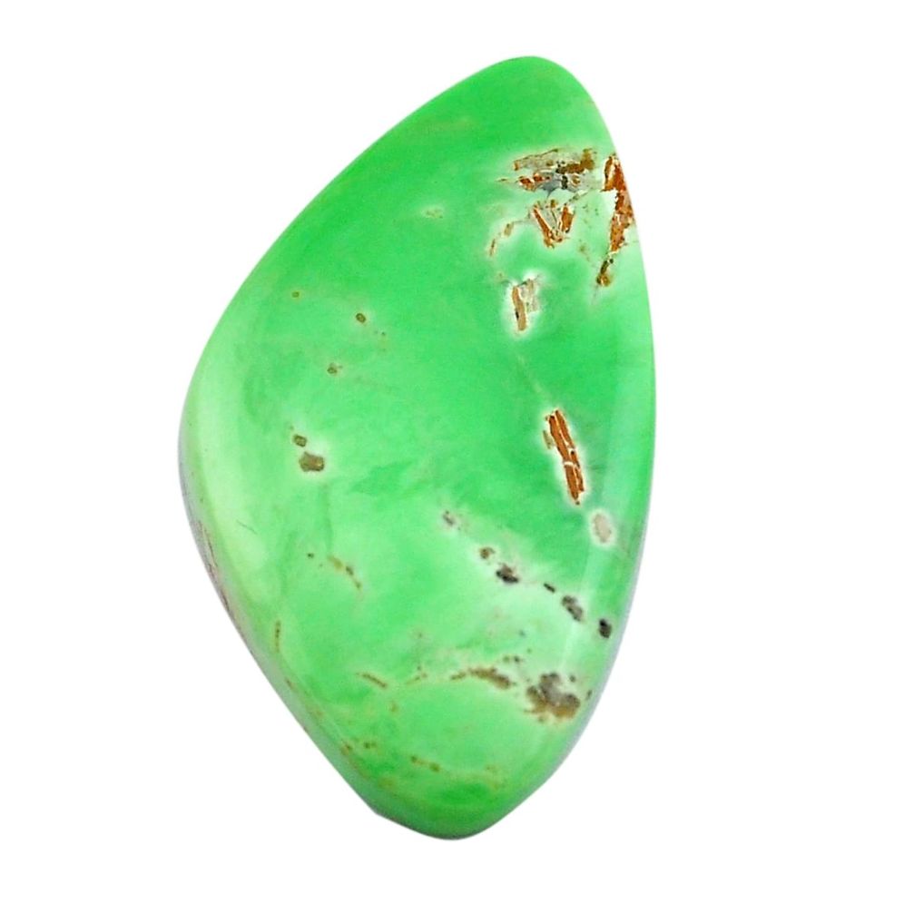 Natural 20.10cts variscite green cabochon 31.5x18 mm fancy loose gemstone s14873