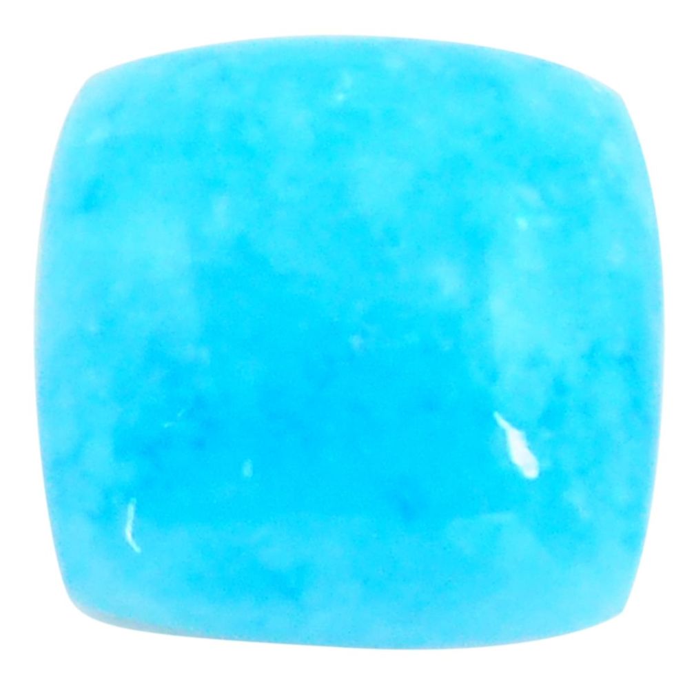13.45cts smithsonite blue cabochon 16x16 mm octagan loose gemstone s14324