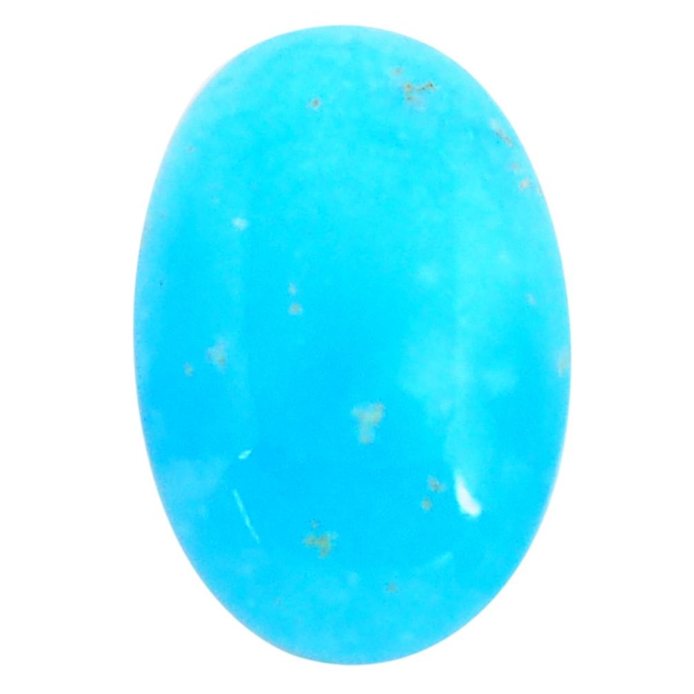 11.30cts smithsonite blue cabochon 20x13 mm oval loose gemstone s14351