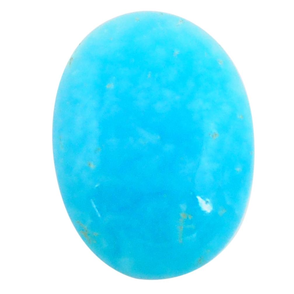 13.45cts smithsonite blue cabochon 21x15 mm octagan loose gemstone s14339