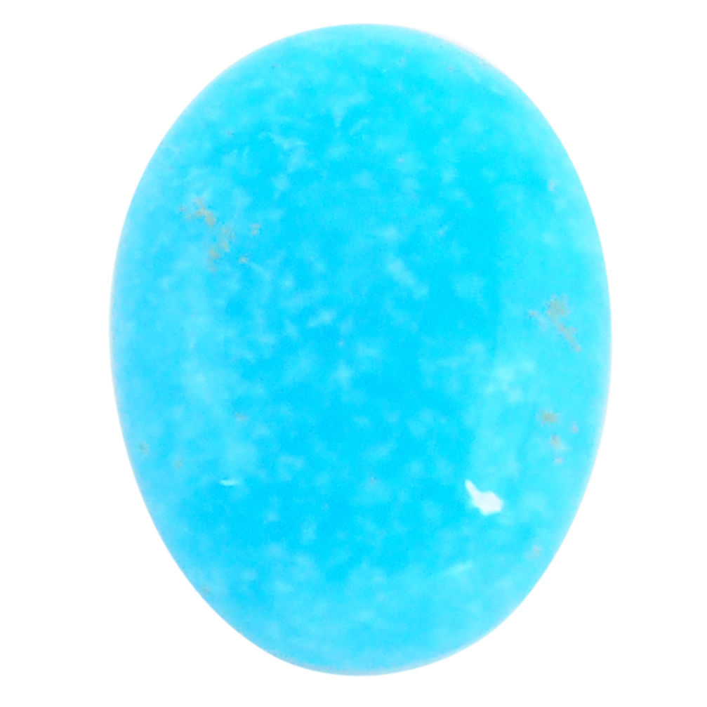 13.45cts smithsonite blue cabochon 21x15.5 mm oval loose gemstone s14352