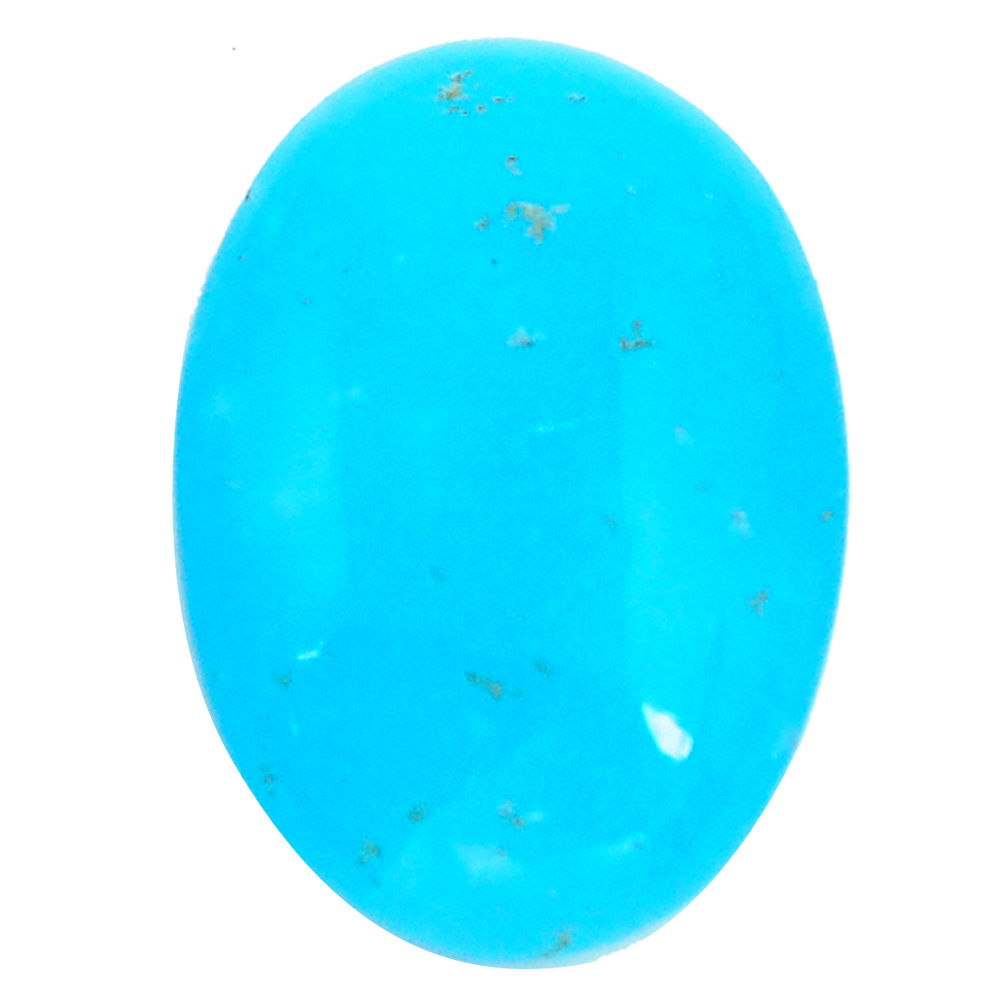 15.15cts smithsonite blue cabochon 24x16 mm oval loose gemstone s14360