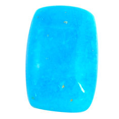 25.10cts smithsonite blue cabochon 25x16 mm octagan loose gemstone s14327
