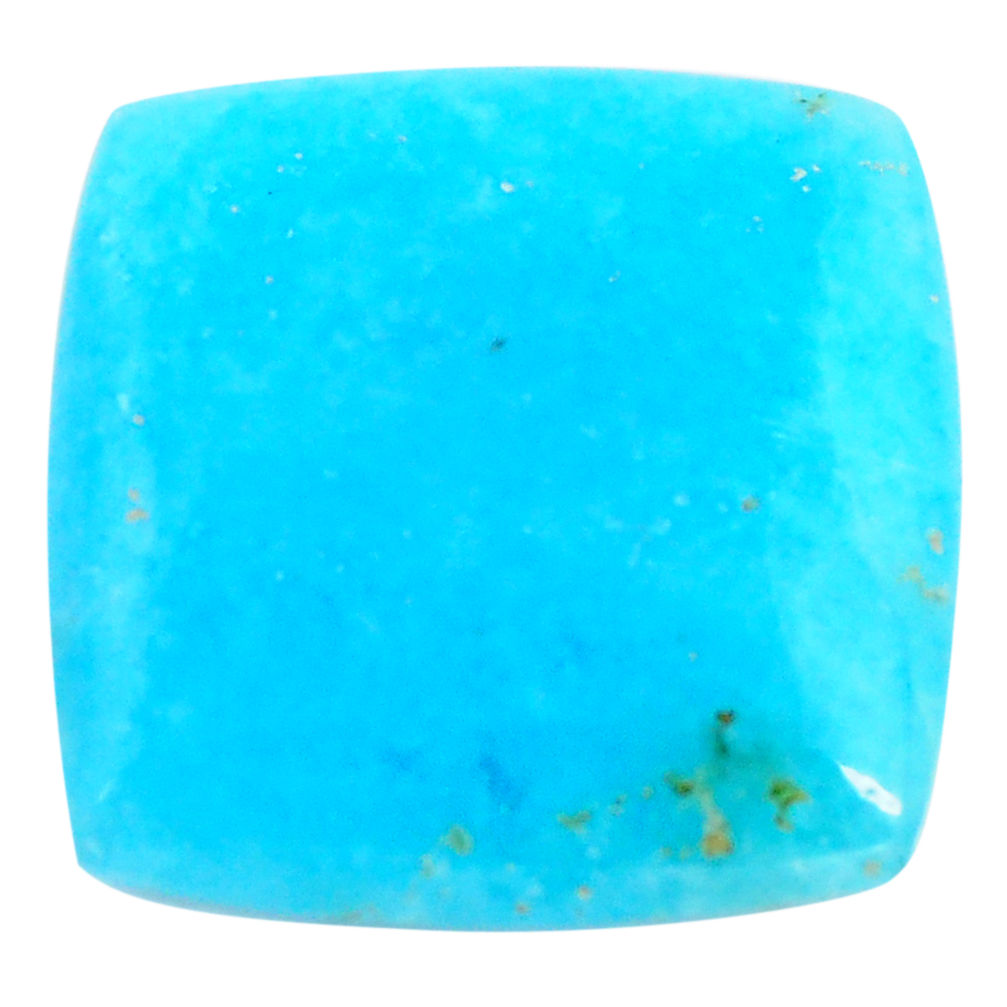 22.35cts smithsonite blue cabochon 25x25 mm octagan loose gemstone s14321