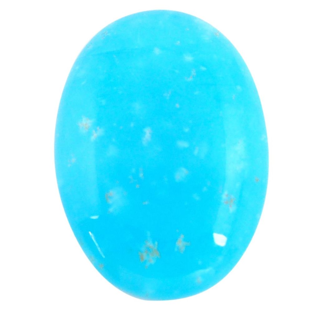 32.35cts smithsonite blue cabochon 33x22.5 mm oval loose gemstone s14332