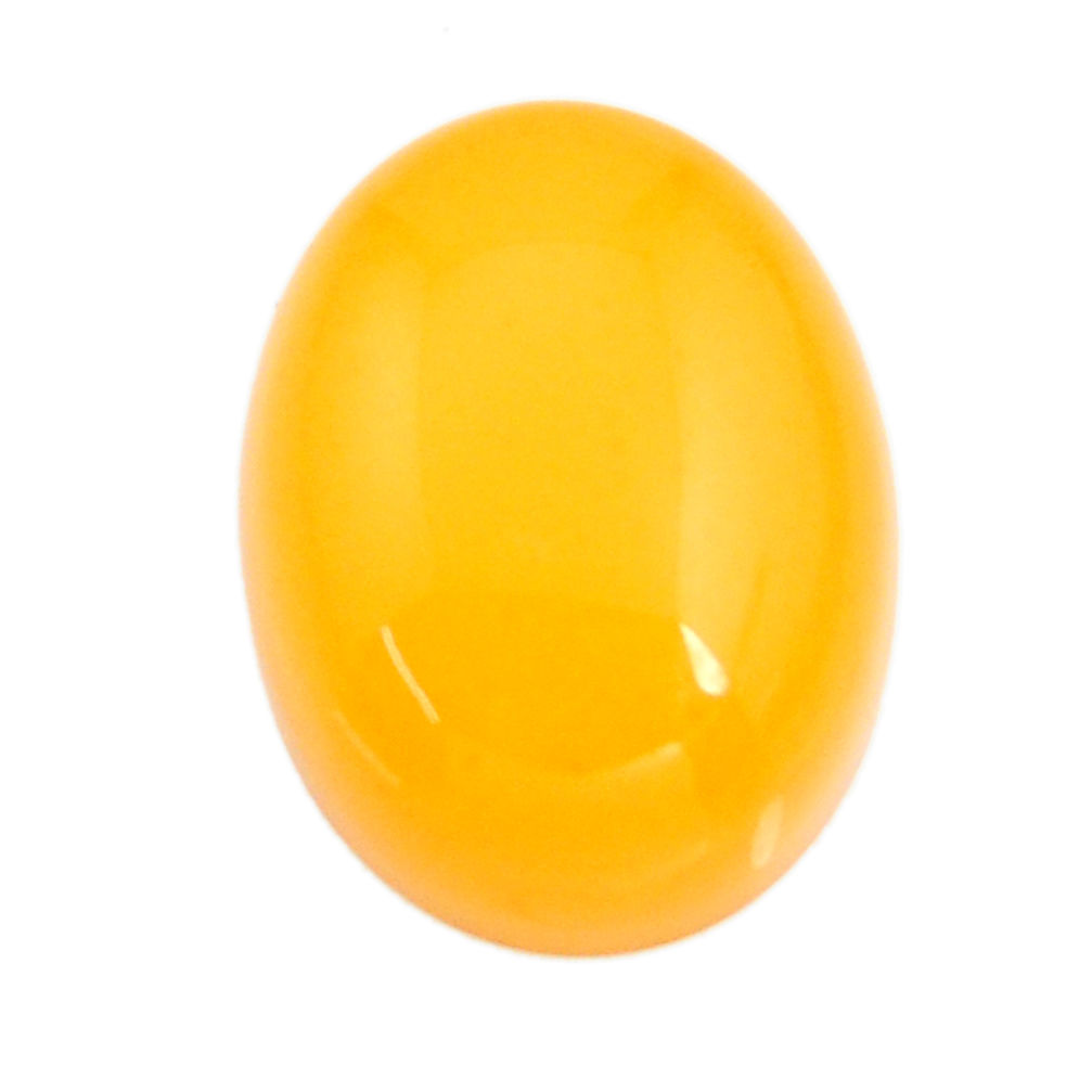 amber bone yellow cabochon 18x14 mm oval loose gemstone s15681