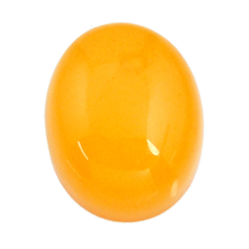 amber bone yellow cabochon 16x13 mm oval loose gemstone s15685
