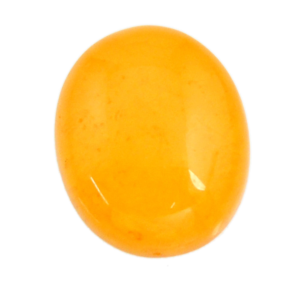 amber bone yellow cabochon 16x13 mm oval loose gemstone s15686