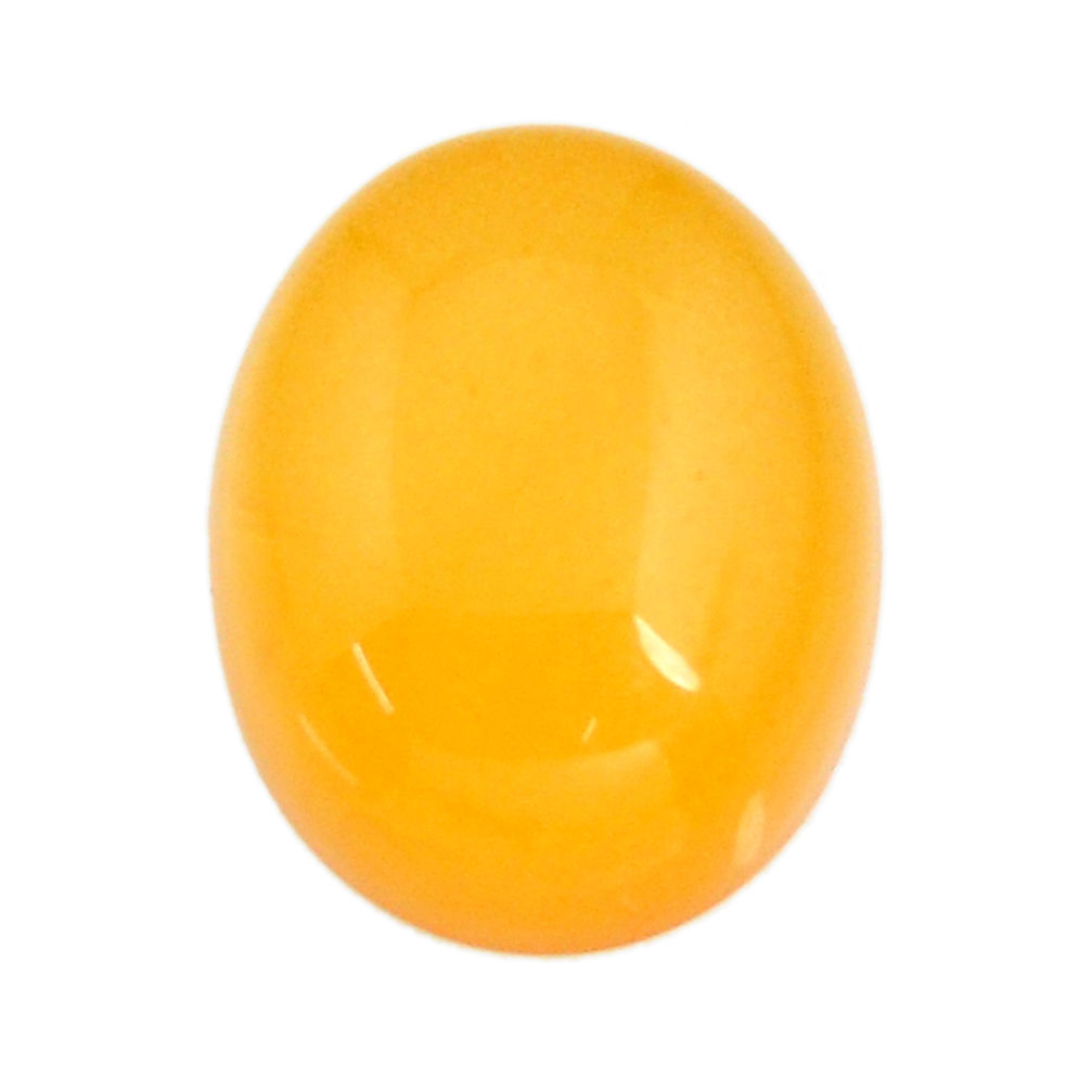 amber bone yellow cabochon 16x13 mm oval loose gemstone s15688