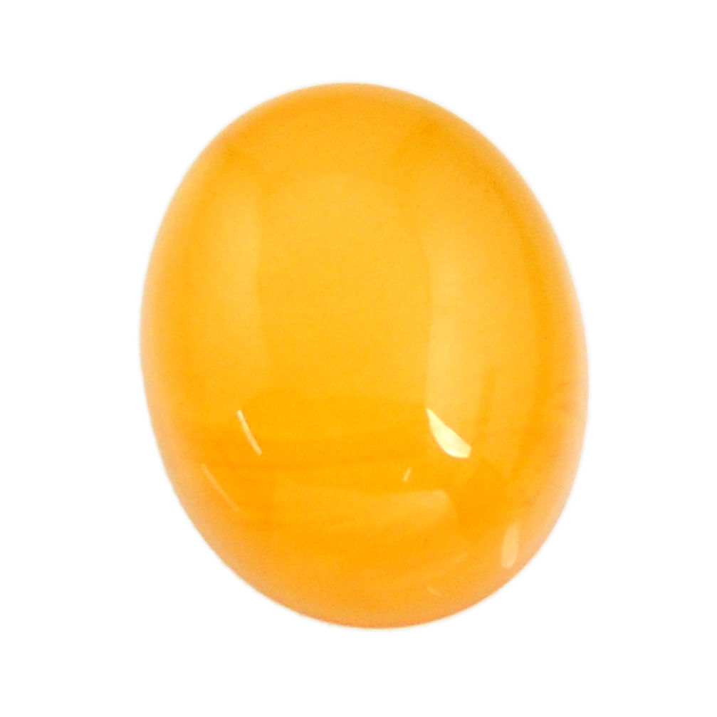 amber bone yellow cabochon 16x13 mm oval loose gemstone s15689