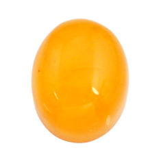 amber bone yellow cabochon 15x12 mm oval loose gemstone s15690