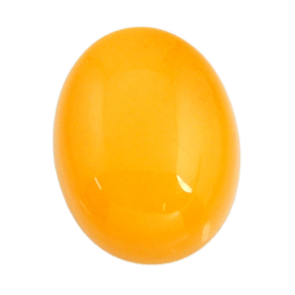amber bone yellow cabochon 18x14 mm oval loose gemstone s15691