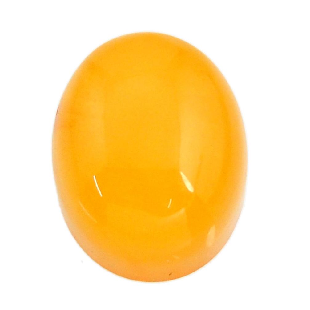 amber bone yellow cabochon 16x13 mm oval loose gemstone s15692