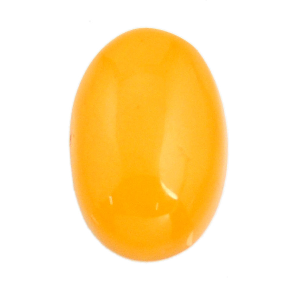 amber bone yellow cabochon 18x12 mm oval loose gemstone s15694