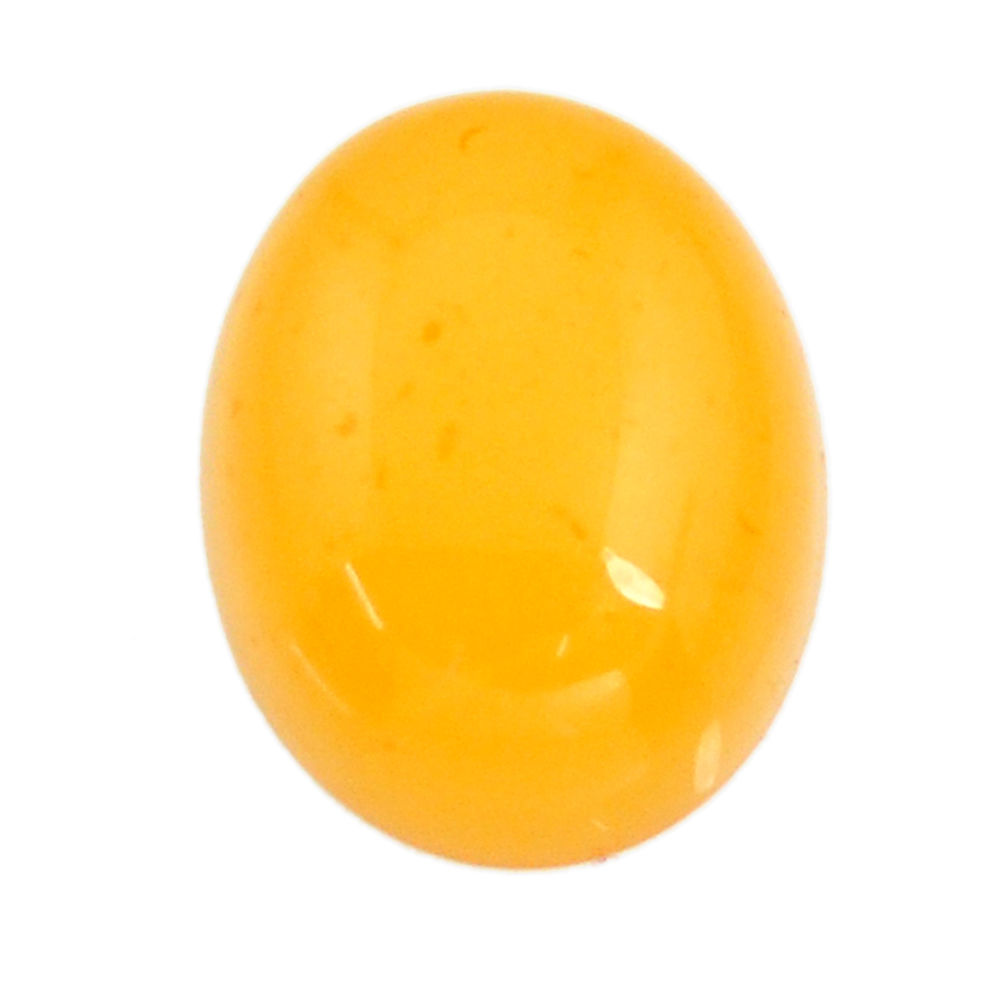 amber bone yellow cabochon 15x12 mm oval loose gemstone s15701