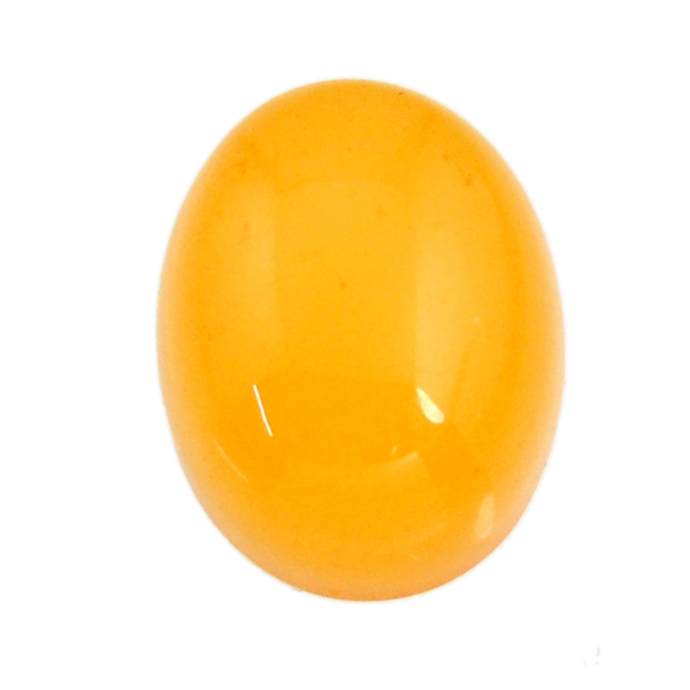 amber bone yellow cabochon 15x12 mm oval loose gemstone s15703