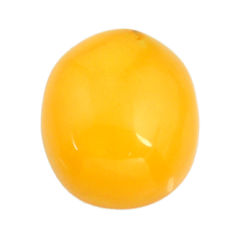 amber bone yellow cabochon 16x14 mm oval loose gemstone s15705