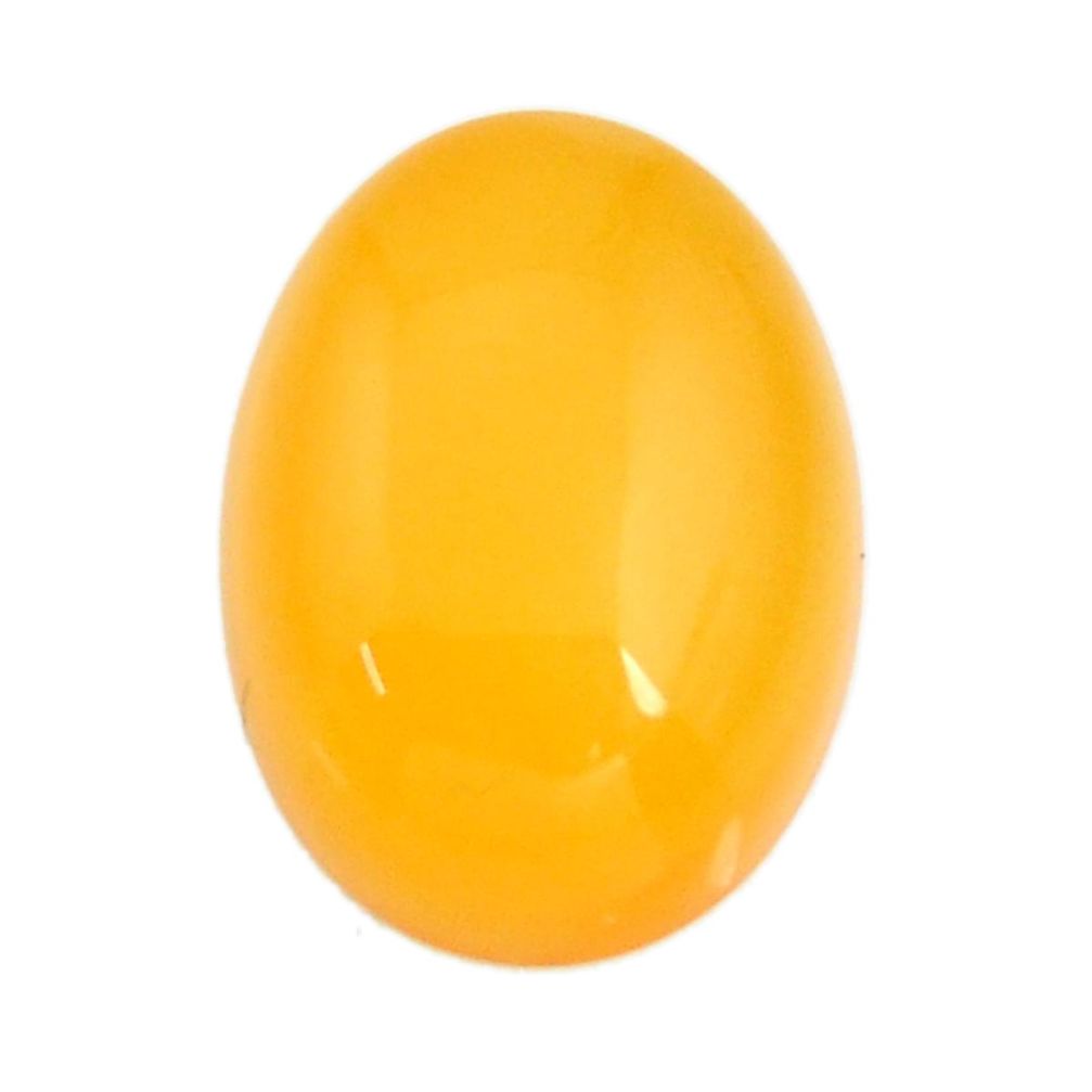 amber bone yellow cabochon 16x12 mm oval loose gemstone s15708