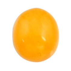 amber bone yellow cabochon 14x12 mm oval loose gemstone s15709