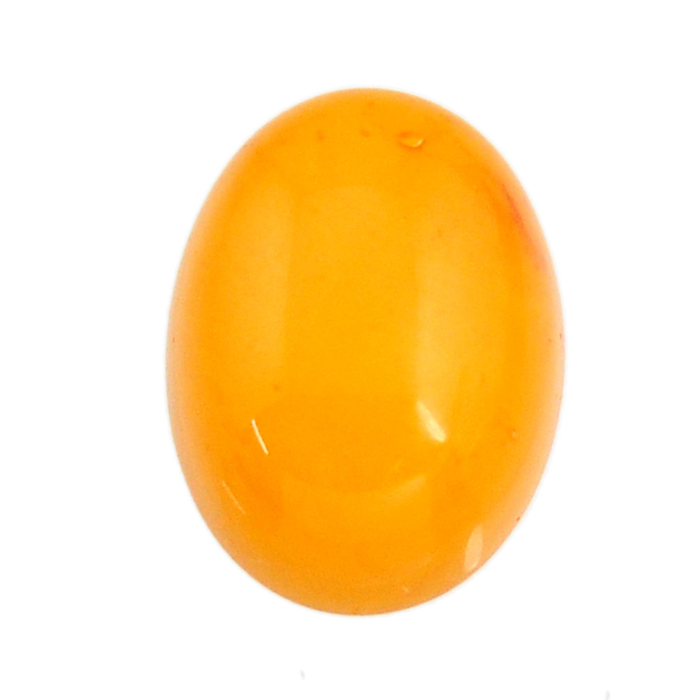 amber bone yellow cabochon 16x12 mm oval loose gemstone s15713