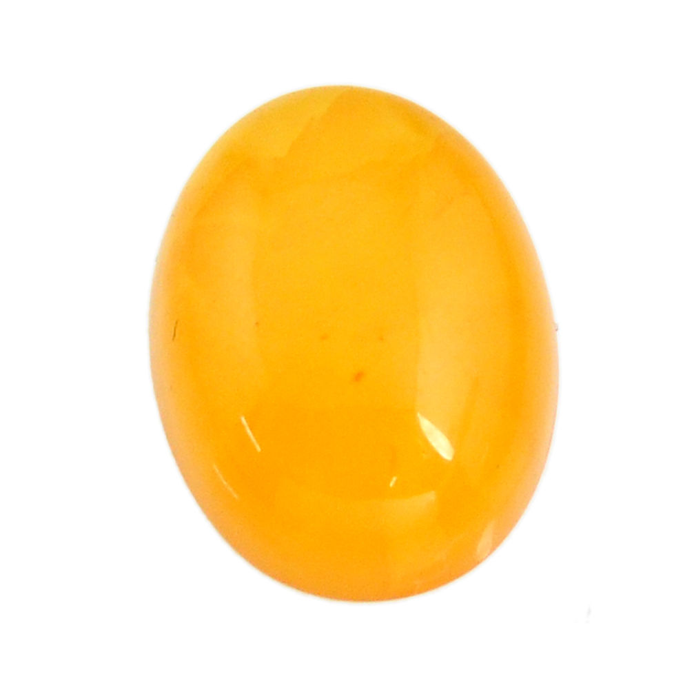amber bone yellow cabochon 17x13 mm oval loose gemstone s15715