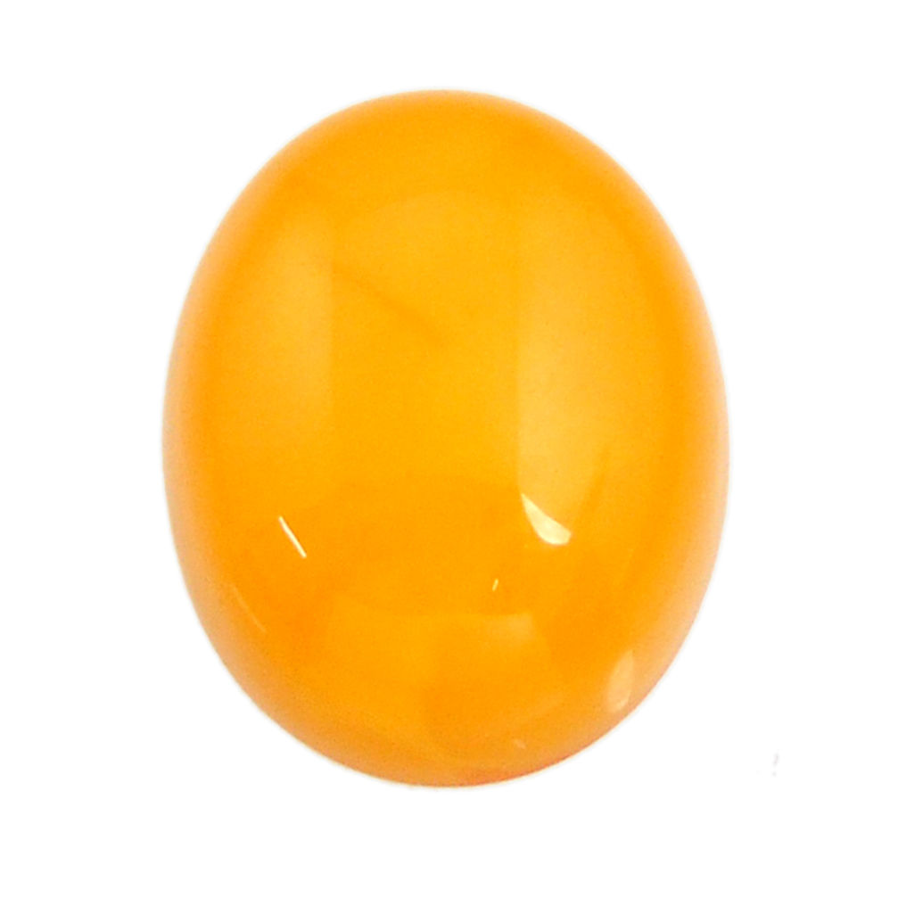 amber bone yellow cabochon 16x13 mm oval loose gemstone s15719