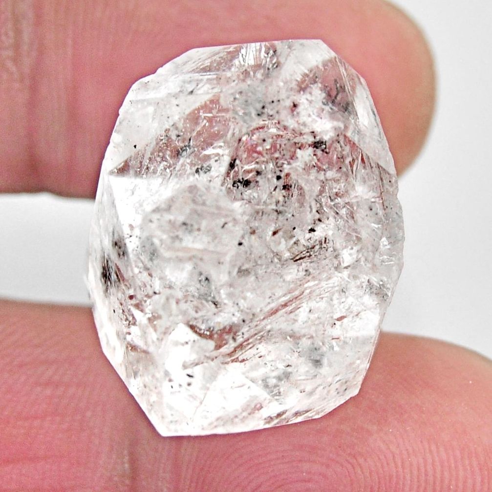  herkimer diamond white rough 21x16 mm loose gemstone s15762