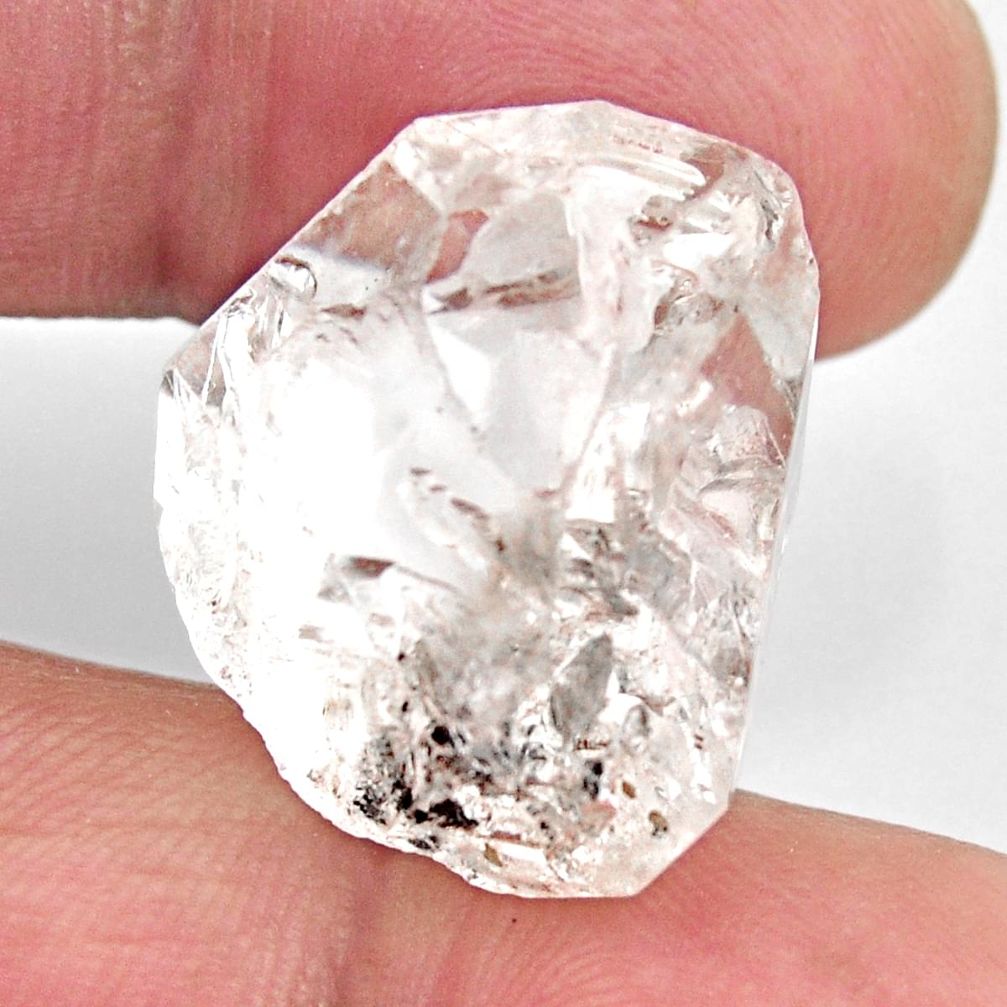  herkimer diamond white rough 22x17 mm loose gemstone s15765